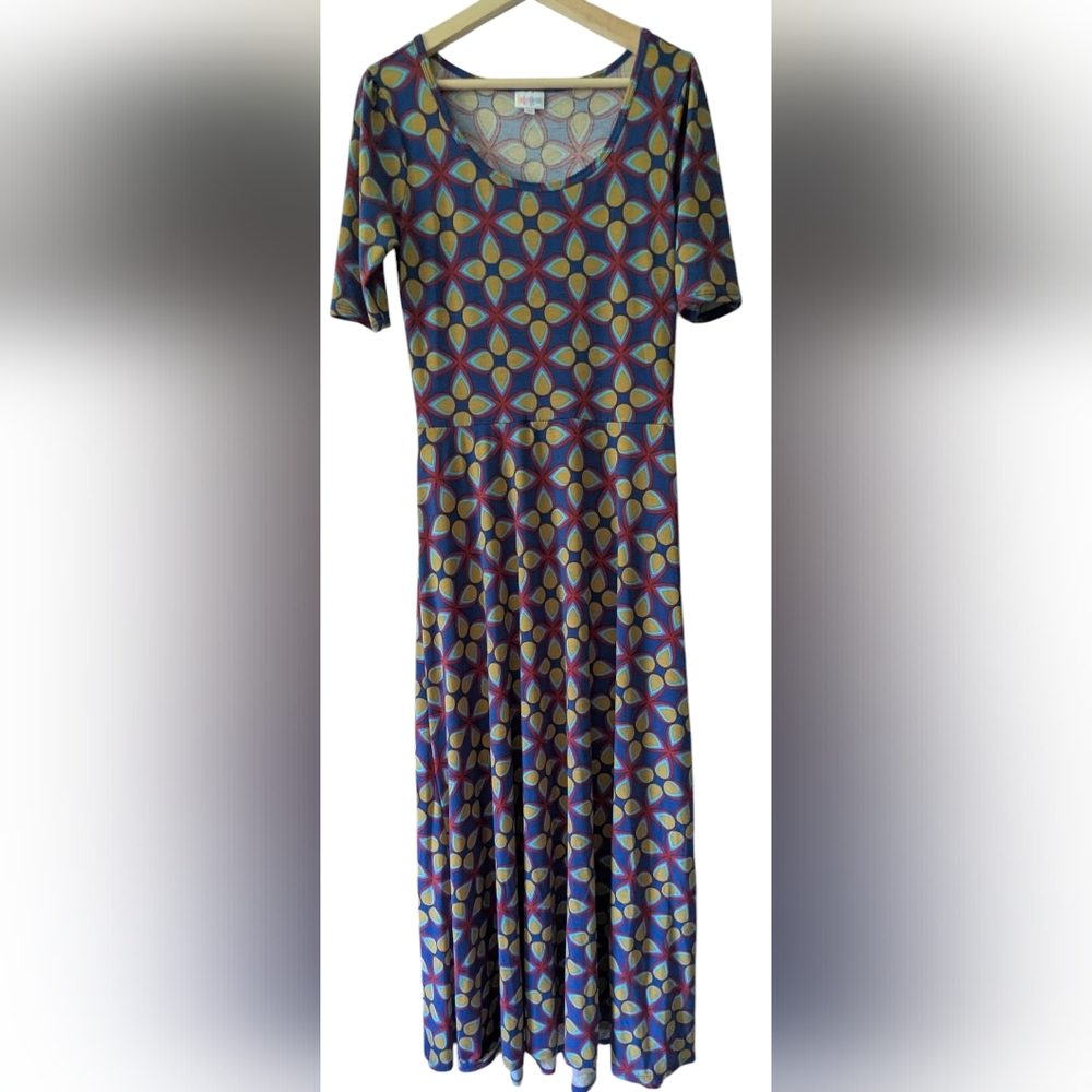 LuLaRoe Ana Dress Medium, Size 8/10 Rare Unicorn Print!
